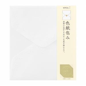 色紙 寄せ書き midori ミドリ カラー色紙用封筒 Sサイズ 白 33289006