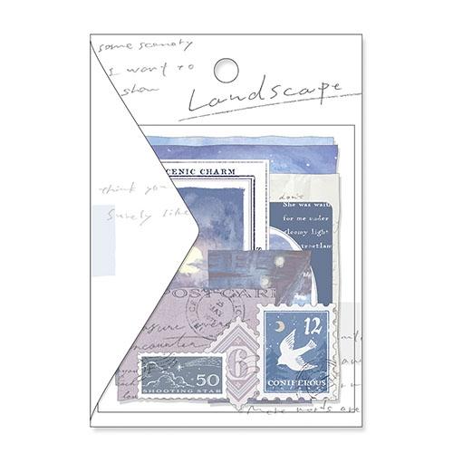 フレークシール マインドウェイブ MIND WAVE ランドスケープステッカーフレーク 月明かり 8...