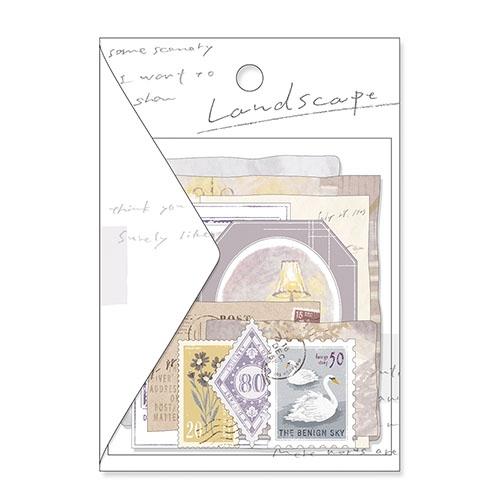 フレークシール マインドウェイブ MIND WAVE ランドスケープステッカーフレーク 夜更け 81...