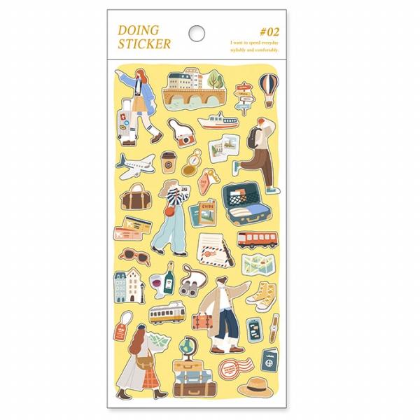 ★爆買★シートシール マインドウェイブ MIND WAVE ドゥーイングステッカー travel（ト...