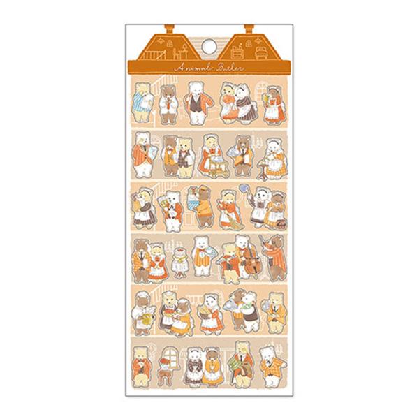 シートシール マインドウェイブ MIND WAVE アニマルバトラーステッカー くま 82448