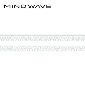 マスキングテープ マインドウェイブ MIND WAVE ほっこりシリーズ マスキングテープダイカット レース 95201 18mm×5ｍ｜wrappingclub1