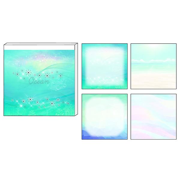 メモパッド Clothes-Pin クローズピン 組色 Kumiiro スクエアメモパッド オーシャ...