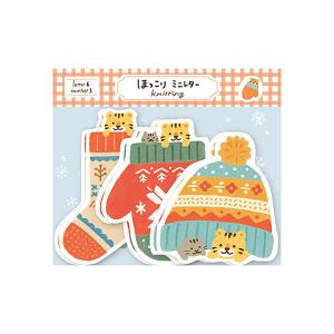 レターセット 古川紙工 ほっこりミニレター ぬくぬくとらにゃん LT513