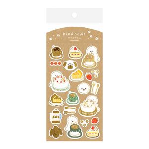 フレークシール 古川紙工 お菓子などうぶつ工房 サマーバージョン 和紙