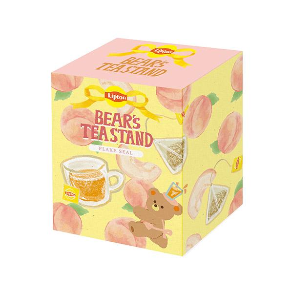 フレークシール 古川紙工 Lipton リプトン 箱入りフレークシール ピーチティー QSA301 ...