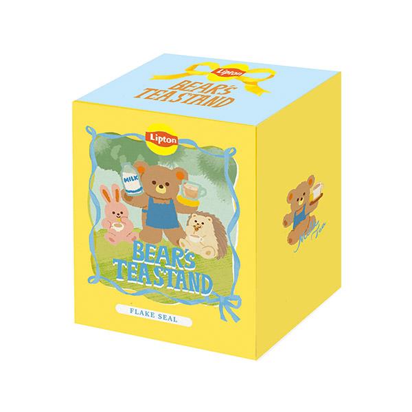 フレークシール 古川紙工 Lipton リプトン 箱入りフレークシール ミルクティー QSA302 ...