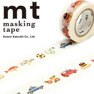 マスキングテープ  ｍｔ ｆｏｒ ｋｉｄｓ 1p work・どうぐ 15mmｘ7m ミニ紙管 MT01KID017 ネコポス対応｜wrappingclub1