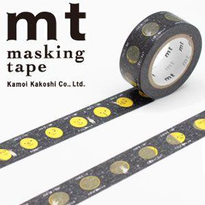 マスキングテープ  カモ井加工紙 mt for kids 月 15mmx7m ミニ紙管 MT01KID024 ネコポス対応