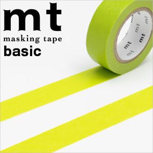 mt（エムティー） マスキングテープ カモ井加工紙 mt1P basic 1巻 無地