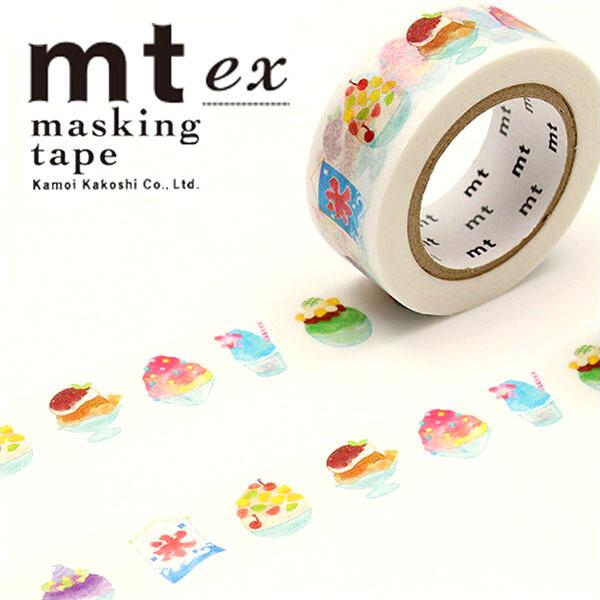 マスキングテープ mt カモ井加工紙 mt ex 1p かき氷（18mmｘ7m） MTEX1P151