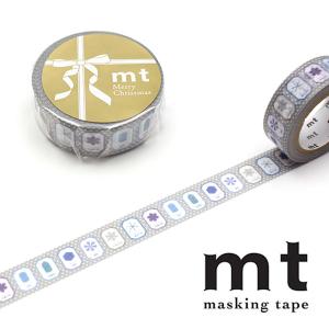 マスキングテープ mt カモ井加工紙 クリスマス 雪のカタチ MTCMAS134 15mm×7m
