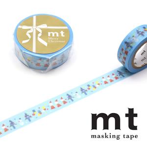 マスキングテープ mt カモ井加工紙 クリスマス クリスマススタンプ MTCMAS137 15mm×7m