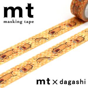 マスキングテープ mt カモ井加工紙 mt×駄菓子 スグル食品 ビッグカツくん MTDAGA006 幅15mm×長さ3m｜wrappingclub1