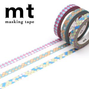 mt（エムティー） マスキングテープ カモ井加工紙 mt slim 3色セット