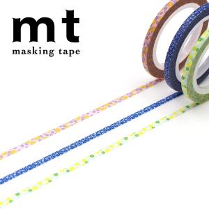 mt（エムティー） マスキングテープ カモ井加工紙 mt slim deco 3色