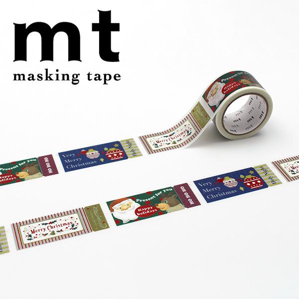 マスキングテープ mt カモ井加工紙 クリスマス 2025 クリスマスチケット MTCMAS166 ...