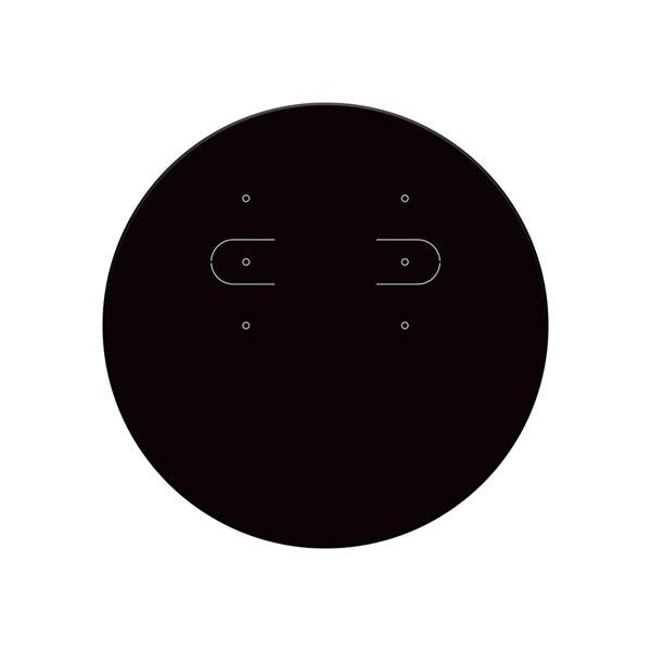 アクセサリー包装資材 ORIGINAL WORKS ピアス・イヤリング専用台紙 丸型 ブラック 19...