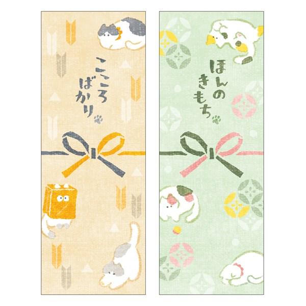 のし紙 掛け紙 ササガワ noshi petari のしペタリ 縦タイプ NYANKO にゃんこ 5...