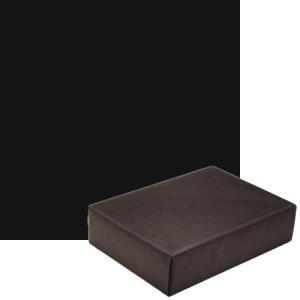 ササガワ 包装紙 50枚入  無地 ミッドナイトブラック  49-1219