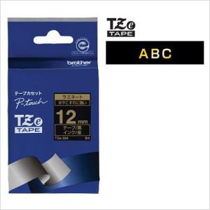 ラベルライター カートリッジブラザー ピータッチテープ12mm幅 黒 白