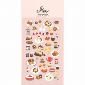 シール ステッカー S&C 韓国 Suatelier スワテリエ food