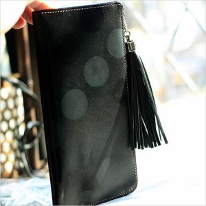 殿堂 長財布 レディース ブランド 本革 財布 レディース 長財布 新品 革 薄い 大容量 軽量 使いやすい 女性 ドット レザージー 爆売り