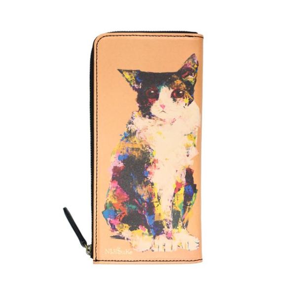 【2月末発送分の予約受付開始】 財布 レディース 長財布 メンズ 本革 ねこ ネコ にゃんこ 幸運 ...