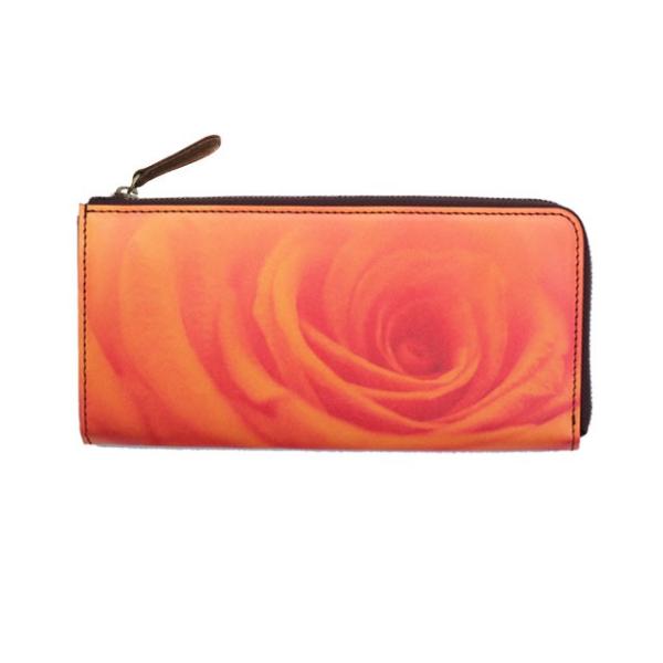 【2月末発送分の予約受付開始】 財布 レディース 長財布 レディース 本革 柄 花 バラ 薔薇 幸運...