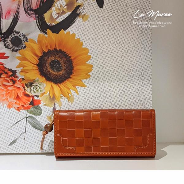 【愛されて10年以上 ロングセラー】イタリアンレザー 長財布 ウォレット レディース ジラソリ 本革...