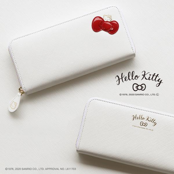 【大人のためのキティちゃん】汚れにくい 本革 長財布 ハローキティ キティちゃん レディース 使いや...