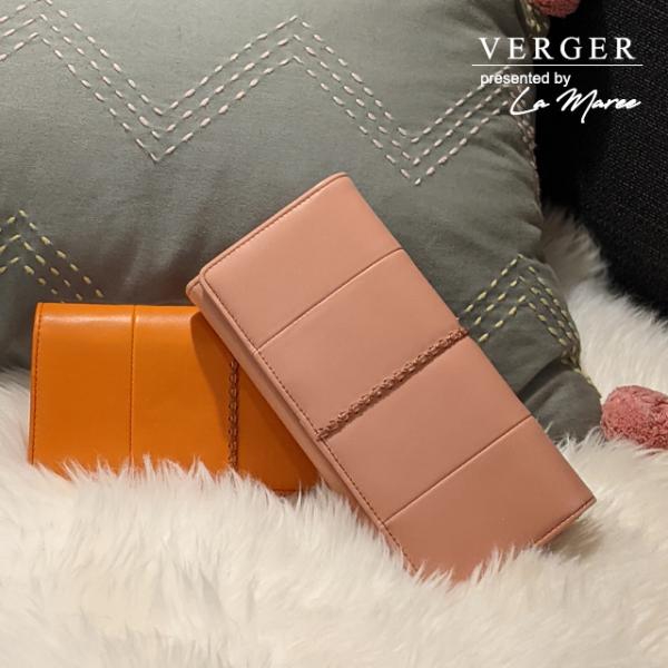 長財布 本革 レディース レザー ブランド ヴェルジェ ラマーレ 革 大容量 軽量 使いやすい 機能...