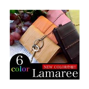 キーケース レディース 革 ブランド 本革 スマートキー ラマーレ イタリア革 薄い 軽量 使いやす...