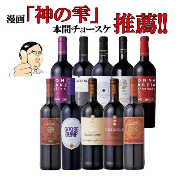 金賞ワイン多数 赤ワイン セット イタリアワインセット 赤 イタリア政府公認ソムリエと本間チョースケ...