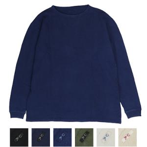 PORTER CLASSIC（ポータークラシック） H/W THERMAL CREWNECK BLUE