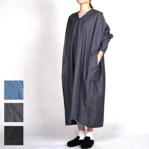 homspun(ホームスパン)  ライトオンスシャンブレー　プルオーバ-ワンピース 252-1645