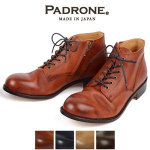 パドローネ PADRONE チャッカブーツ サイドジップ CHUKKA BOOTS with SIDE ZIP バッジオ BAGGIO NO.PU7358-1205-13D｜wrhomme