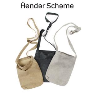 バッグ Hender Scheme Recycled felt hole bag Hender Scheme Recycled felt hole bag large ミックスグレー