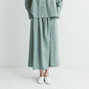 fog linen work フォグリネンワーク ICHIKA SKIRT CLAIR イチカ スカート クレール LWA569-2425｜wrhomme