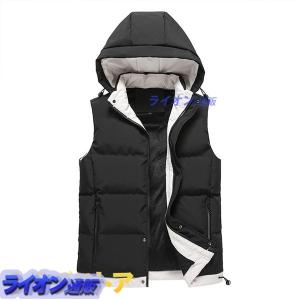 大きいサイズ メンズベスト ダウンコットンベスト