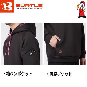 バートル エアーテックフーディ 4095 ダン...の詳細画像4