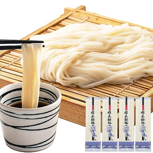 天然生活 稲庭うどん 4食 (80g×4袋) 麺 干しうどん 簡単調理 常温 ご当地 乾麺 ギフト ...