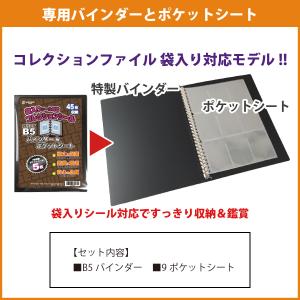 袋入りシール 対応 B5 ファイル (45枚収...の詳細画像3