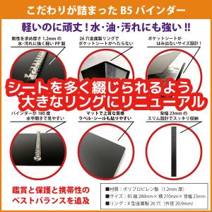 袋入りシール 対応 B5 ファイル (45枚収...の詳細画像5