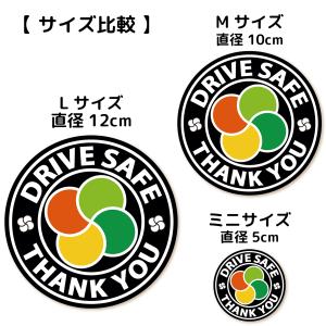 高齢者マーク ステッカー 円形 ミニサイズ 2...の詳細画像2