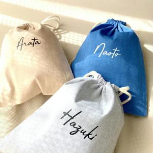 巾着袋 体操着入れ 上靴入れ 体育館シューズ入れ Ｌサイズ