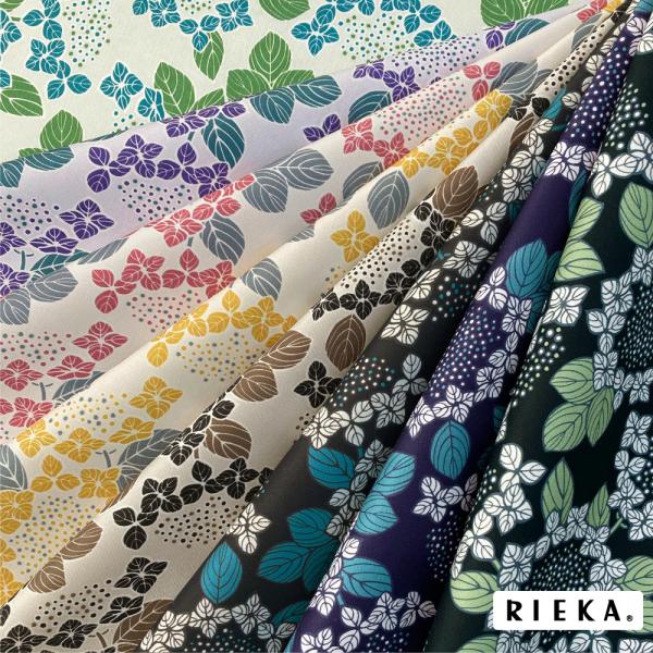 ガクアジサイ 国産オックス/ブロード/シーチング/ダブルガーゼ/ローン/11号帆布 RIEKA