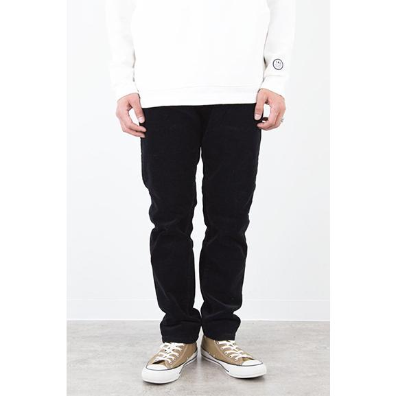 TURN ME ON ターンミーオン ストレッチコーデュロイ 5POCKETパンツ BLACK NA...