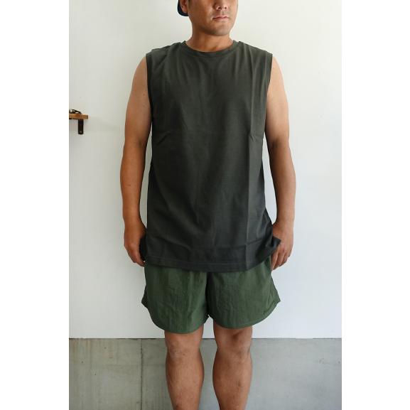 Audience ヘビーウェイト MVS天竺 10オンス サイドスリット ノースリーブTEE オーデ...