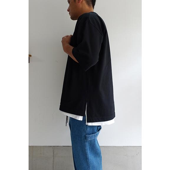 Audience 「丹後」度詰天竺 6オンス 胸ポケ付き クルーネック ハーフスリーブ Tシャツ 日...